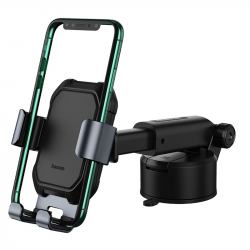 Автомобильный гравитационный держатель Baseus Tank Gravity Car Mount Holder With Suction Base Black (SUYL-TK01)