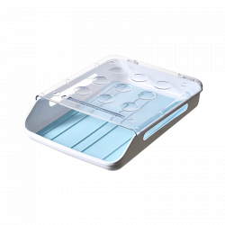 Контейнер для хранения яиц Xiaomi Have Fantastic Home TPR Rolling Egg Storage Box Blue