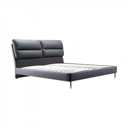 Двуспальная кровать Xiaomi 8H Time Leather Fashion Soft Bed 1.8m Sky Cloud Ash (JMP1) (без матраса)