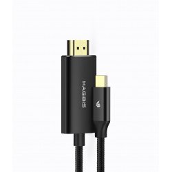 Кабель Xiaomi HAGiBiS HDMI - Type-C Screening Line Black (UC0603)