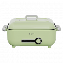 Многофункциональная электрическая кастрюля Xiaomi Zhenmi Multifunctional Electric Hot Pot 4L Creamy Green (ZM-ED4001)