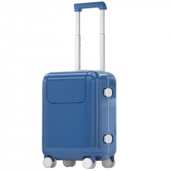 Детский чемодан для путешествий Xiaomi 17 дюймов Suitcase 26L Blue