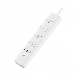 Умный удлинитель Gosund Smart Power Strip 4 розетки, USB, 2 порта Type-C White (CP5Pro)