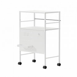 Стеллаж напольный на колёсиках Xiaomi Nagu Multi-Layer Countertop Storage Rack White (модернизированная версия)