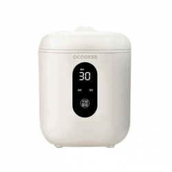 Умная мультиварка-рисоварка Xiaomi QCooker Circle Kitchen Mini Anti-overflow Rice Cooker Retro 1.2L White (CR-FB01B)