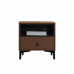 Прикроватная тумбочка 8H Jun Italian Light Luxury Bedside Table Beige (JMG3)