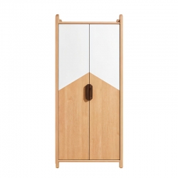 Детский шкаф Xiaomi Linsy Two-Door Children Wardrobe Wood/White (LH180D2-A)