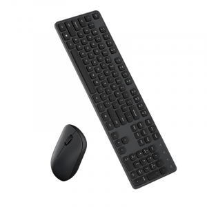 Комплект беспроводная клавиатура и мышь Xiaomi Wireless Keyboard and Mouse Set 3 Deep Space Black (WXJS03YM) Русско-Английские клавиши