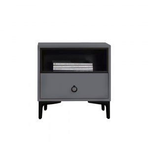 Прикроватная тумбочка Xiaomi 8H Jun Italian Light Luxury Bedside Table Dark Grey (JMG3)